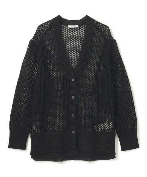 BEIGE, / ベイジ, カーディガン・ボレロ | 【洗える】ALOE / コットンメッシュVネックミドル丈カーディガン | 詳細13