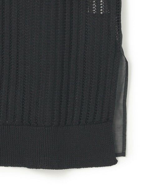 BEIGE, / ベイジ, ニット・セーター | 【洗える】ALOE / コットンメッシュオーガンジーノースリーブニット | 詳細11