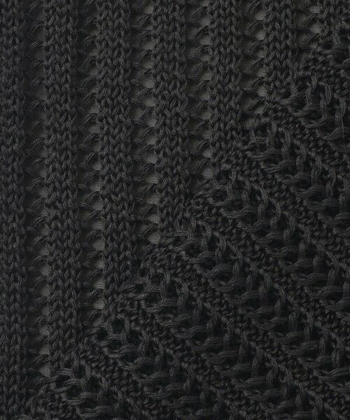 BEIGE, / ベイジ, ニット・セーター | 【洗える】ALOE / コットンメッシュオーガンジーノースリーブニット | 詳細12