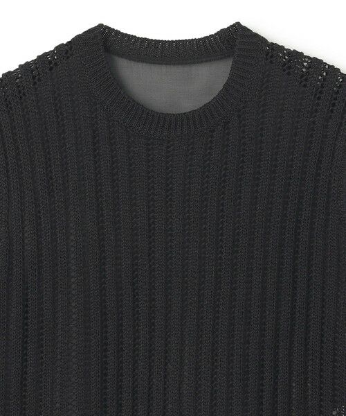 BEIGE, / ベイジ, ニット・セーター | 【洗える】ALOE / コットンメッシュオーガンジーノースリーブニット | 詳細9