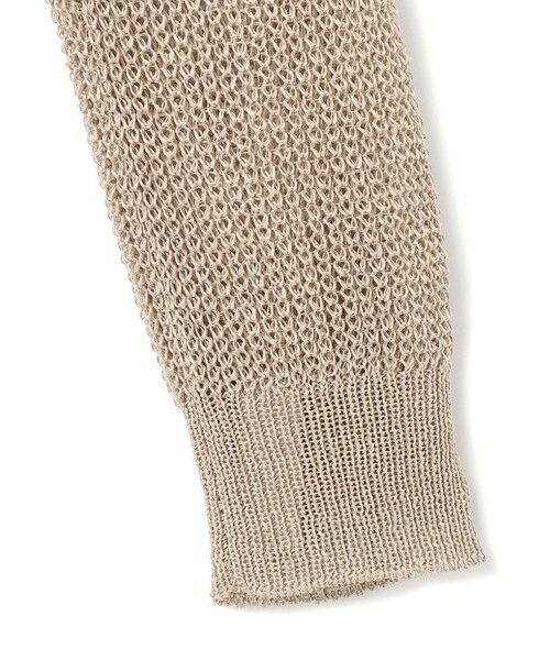 BEIGE, / ベイジ, カーディガン・ボレロ | 【洗える】OPTICAL / ペーパーヤーンVネックロングカーディガン | 詳細11