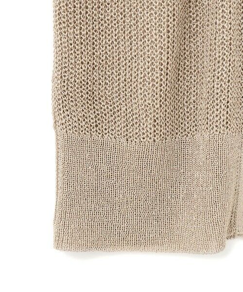 BEIGE, / ベイジ, カーディガン・ボレロ | 【洗える】OPTICAL / ペーパーヤーンVネックロングカーディガン | 詳細12