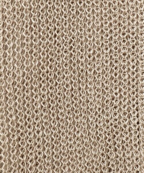 BEIGE, / ベイジ, カーディガン・ボレロ | OPTICAL / ペーパーヤーンシアーロングカーディガン | 詳細15