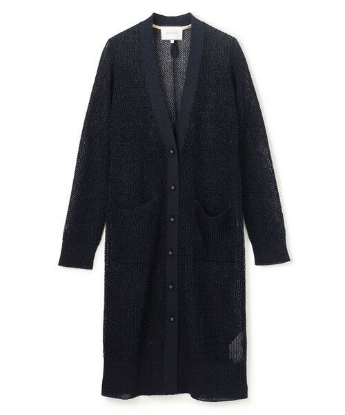 BEIGE, / ベイジ, カーディガン・ボレロ | OPTICAL / ペーパーヤーンシアーロングカーディガン | 詳細21