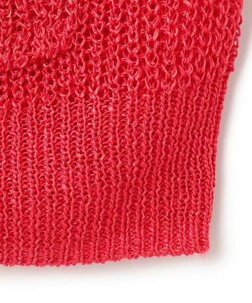 BEIGE, / ベイジ, パーカー | 【洗える】OPTICAL / ペーパーヤーンフーディージップニット | 詳細18