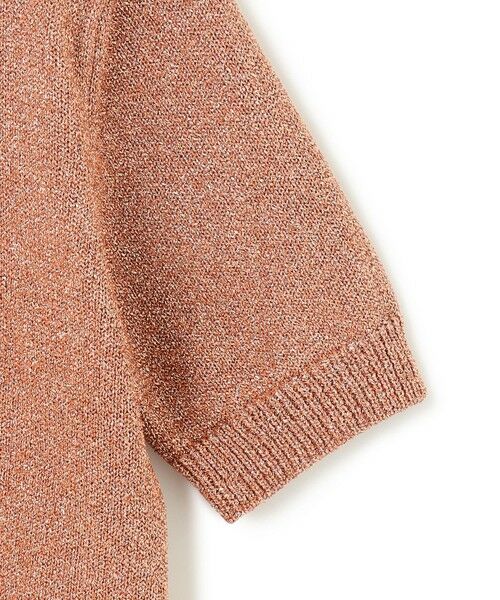 BEIGE, / ベイジ, カーディガン・ボレロ | 【洗える】VANDA / ラメ入りクルーネック半袖カーディガン | 詳細7