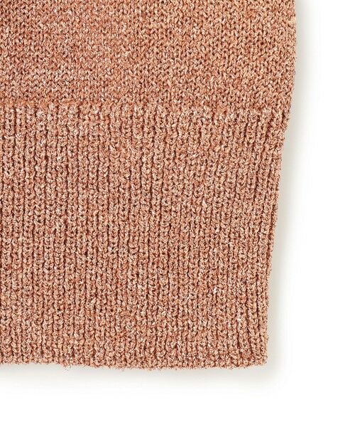 BEIGE, / ベイジ, カーディガン・ボレロ | 【洗える】VANDA / ラメ入りクルーネック半袖カーディガン | 詳細8