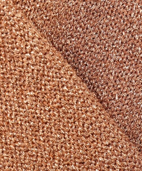 BEIGE, / ベイジ, カーディガン・ボレロ | 【洗える】VANDA / ラメ入りクルーネック半袖カーディガン | 詳細10