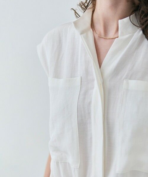 BEIGE, / ベイジ, サロペット・オールインワン | 【洗える】BERNARD / リネンノースリーブオールインワン | 詳細7