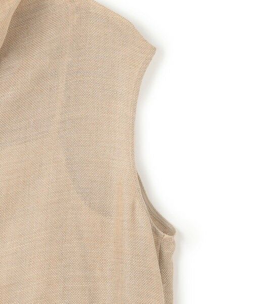 BEIGE, / ベイジ, ロング・マキシ丈ワンピース | 【洗える・吸水速乾・防シワ・eclat 7・8月号掲載】LIATRIS / オフタートルノースリーブワンピース | 詳細6