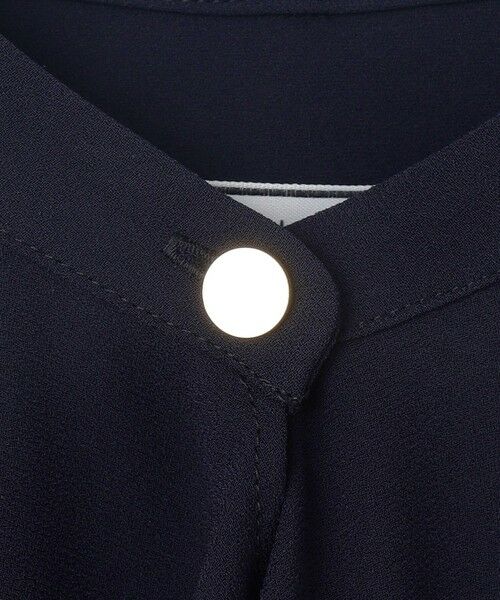 BEIGE, / ベイジ, ロング・マキシ丈ワンピース | 【洗える】FLEUR / フロントドレープノースリーブドレス | 詳細11