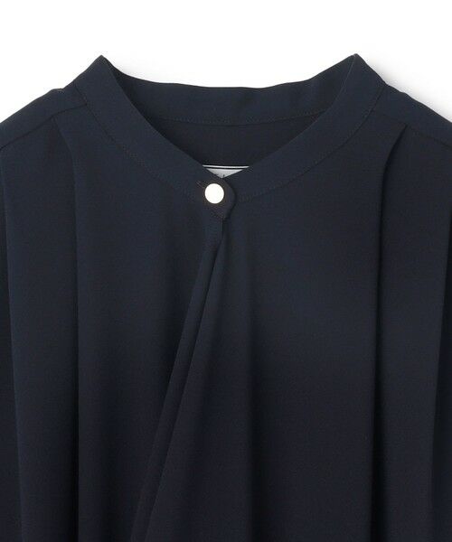 BEIGE, / ベイジ, ロング・マキシ丈ワンピース | 【洗える】FLEUR / フロントドレープノースリーブドレス | 詳細7