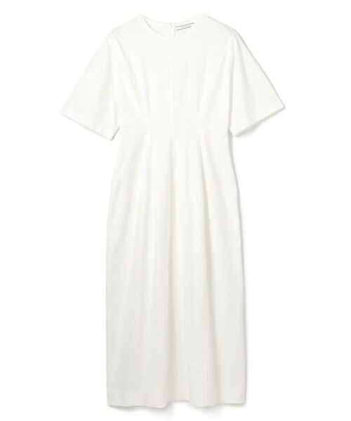 BEIGE, / ベイジ, ロング・マキシ丈ワンピース | 【洗える】GLANTHUS / コットンカーブラインロングフレアワンピース | 詳細4