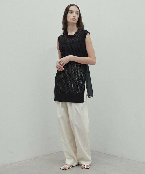 BEIGE, / ベイジ, その他パンツ | 【洗える・CLUEL 5月号掲載】MALLOW / コットンイージーワイドパンツ | 詳細1