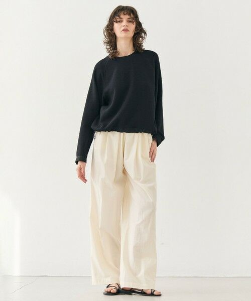 BEIGE, / ベイジ, その他パンツ | 【洗える・CLUEL 5月号掲載】MALLOW / コットンイージーワイドパンツ | 詳細3