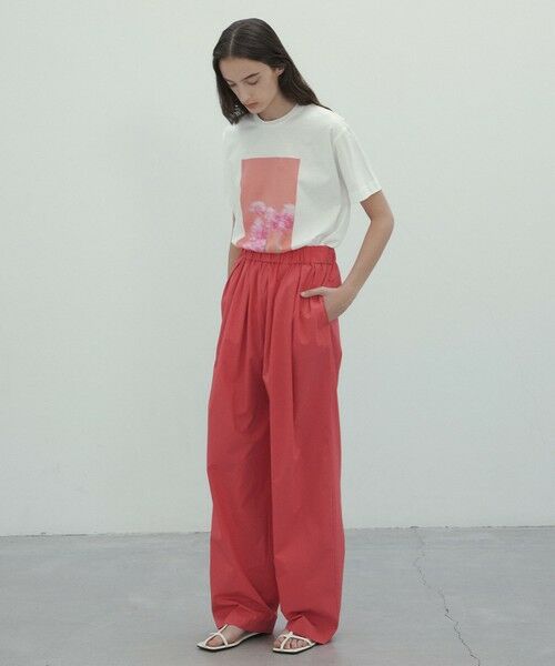 BEIGE, / ベイジ, その他パンツ | 【洗える・CLUEL 5月号掲載】MALLOW / コットンイージーワイドパンツ | 詳細17