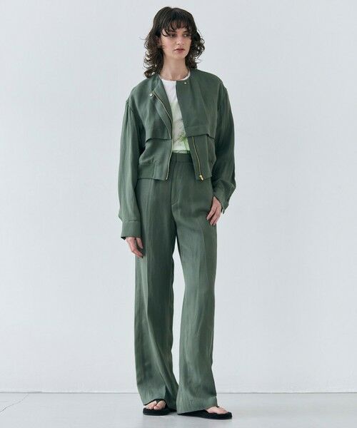 BEIGE, / ベイジ, その他パンツ | 【洗える】BERNARD / リネンストレートフルレングスパンツ | 詳細5