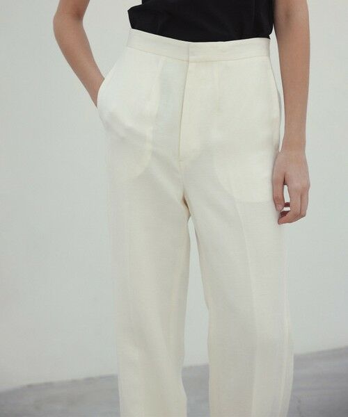 BEIGE, / ベイジ, その他パンツ | 【洗える】BERNARD / リネンストレートフルレングスパンツ | 詳細15