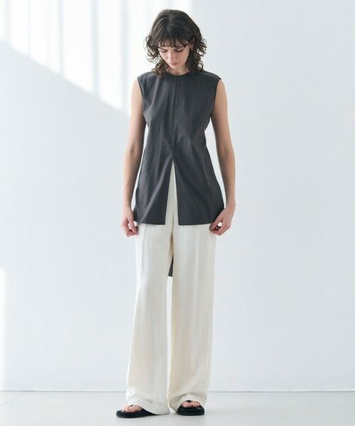 BEIGE, / ベイジ, その他パンツ | 【洗える】BERNARD / リネンストレートフルレングスパンツ | 詳細17