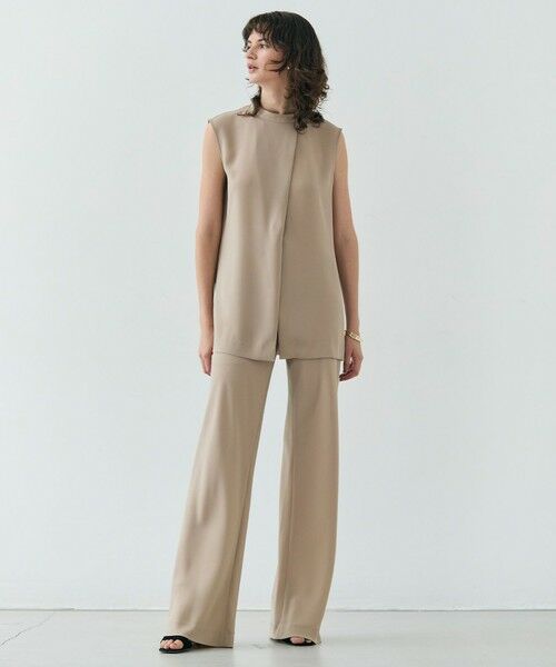 BEIGE, / ベイジ, その他パンツ | 【洗える】FLEUR / ウエストゴムイージーワイドパンツ | 詳細1