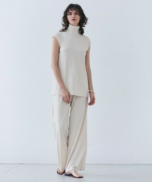 BEIGE, / ベイジ, その他パンツ | MELLE / ハイストレッチイージーパンツ | 詳細1