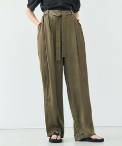 BEIGE, / ベイジ, その他パンツ | 【洗える・VERY 6月号掲載】PAWPAW / ウエストリボンタックワイドパンツ