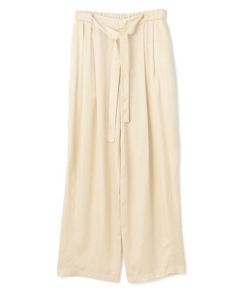 BEIGE, / ベイジ, その他パンツ | 【洗える・VERY 6月号掲載】PAWPAW / ウエストリボンタックワイドパンツ | 詳細9