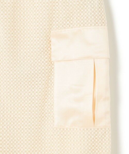 BEIGE, / ベイジ, ミニ・ひざ丈スカート | NIGELLA / 異素材MIXコットンレースビックポケットスカート | 詳細7