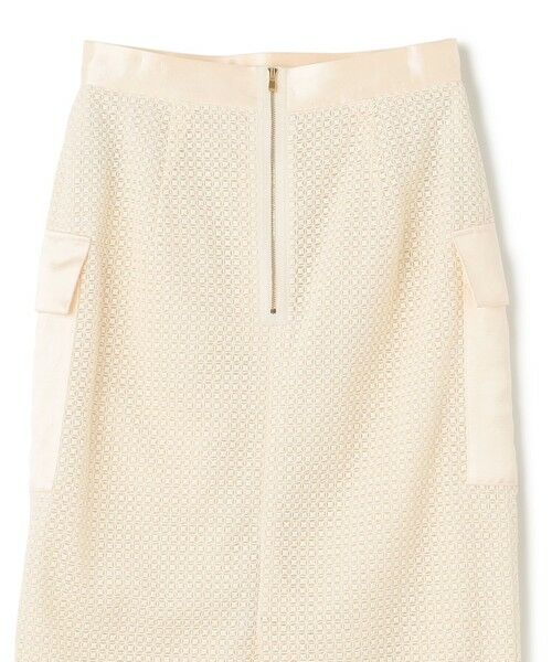 BEIGE, / ベイジ, ミニ・ひざ丈スカート | NIGELLA / 異素材MIXコットンレースビックポケットスカート | 詳細8