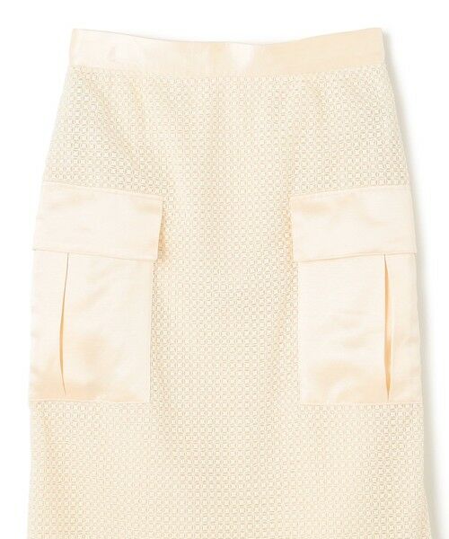 BEIGE, / ベイジ, ミニ・ひざ丈スカート | NIGELLA / 異素材MIXコットンレースビックポケットスカート | 詳細5