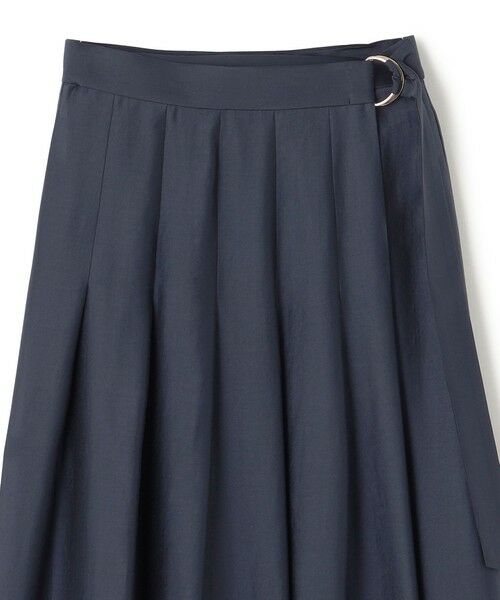 BEIGE, / ベイジ, ミニ・ひざ丈スカート | 【洗える】CARINATA / ウエストタックラップスカート | 詳細10