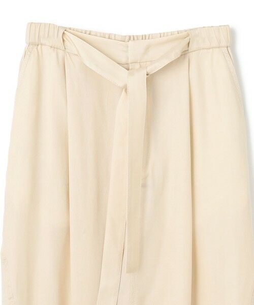 BEIGE, / ベイジ, ミニ・ひざ丈スカート | 【洗える】PAWPAW / ウエストリボンタックスカート | 詳細7
