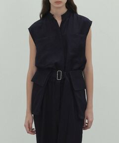 BEIGE, / ベイジ, ベルト・サスペンダー | 【洗える】BERNARD / リネンワイドポケット付きラップベルト