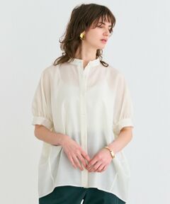 BEIGE, / ベイジ, シャツ・ブラウス | 【洗える】AMARYLLIS / シアーパフオーバーサイズブラウス