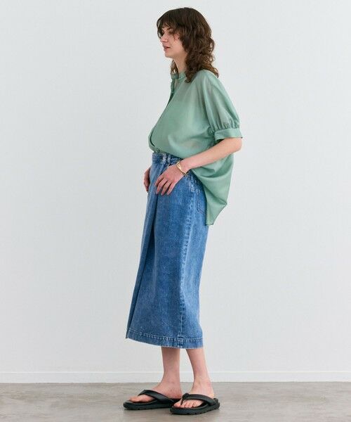 BEIGE, / ベイジ, シャツ・ブラウス | 【洗える】AMARYLLIS / シアーパフオーバーサイズブラウス | 詳細6