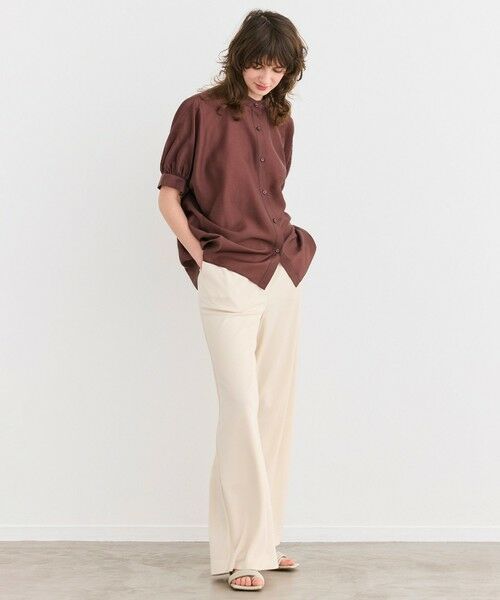 BEIGE, / ベイジ, シャツ・ブラウス | 【洗える】AMARYLLIS / シアーパフオーバーサイズブラウス | 詳細15