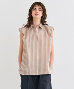 BEIGE, / ベイジ, シャツ・ブラウス | 【洗える】FREESIA / バルーンスリーブストライプブラウス