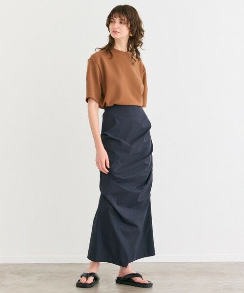 BEIGE, / ベイジ, シャツ・ブラウス | 【洗える】ALTHEA / ダンボールジャージーバックスリットブラウス | 詳細1