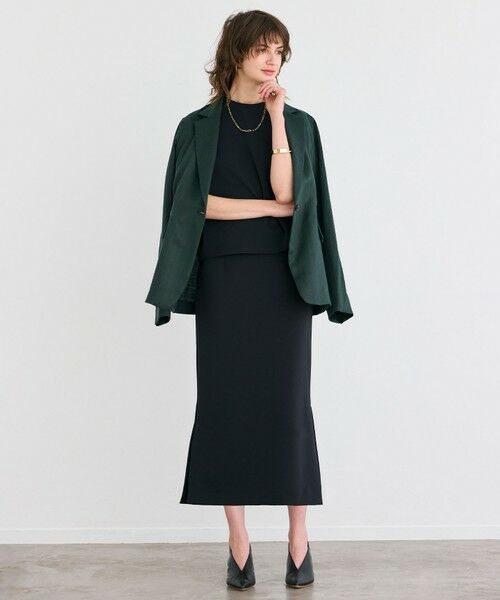 BEIGE, / ベイジ, テーラードジャケット | 【洗える】BERGAMOT / ウォッシャブルリネンバックドロストジャケット | 詳細5