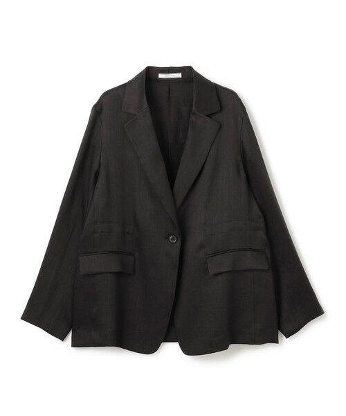 BEIGE, / ベイジ, テーラードジャケット | 【洗える】BERGAMOT / ウォッシャブルリネンバックドロストジャケット | 詳細19