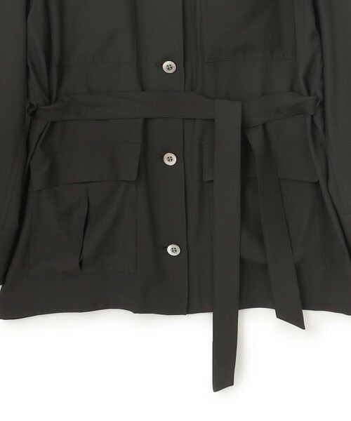 BEIGE, / ベイジ, テーラードジャケット | 【洗える】AMARYLLIS / ウエストベルトシアーサファリジャケット | 詳細14