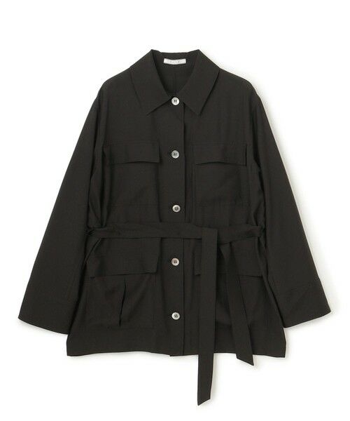 BEIGE, / ベイジ, テーラードジャケット | 【洗える】AMARYLLIS / ウエストベルトシアーサファリジャケット | 詳細6