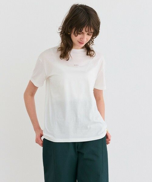 BEIGE, / ベイジ, カットソー | 【洗える】CAMPANULA / メッセージプリントTシャツ | 詳細1