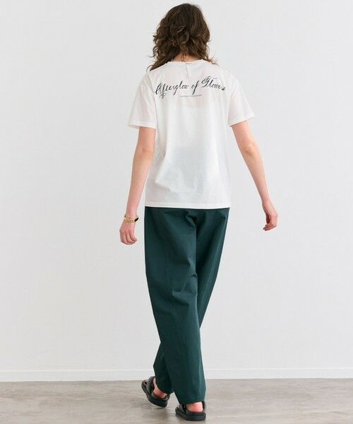 BEIGE, / ベイジ, カットソー | 【洗える】CAMPANULA / メッセージプリントTシャツ | 詳細2