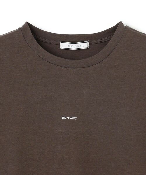 BEIGE, / ベイジ, カットソー | 【洗える】CAMPANULA / メッセージプリントTシャツ | 詳細11