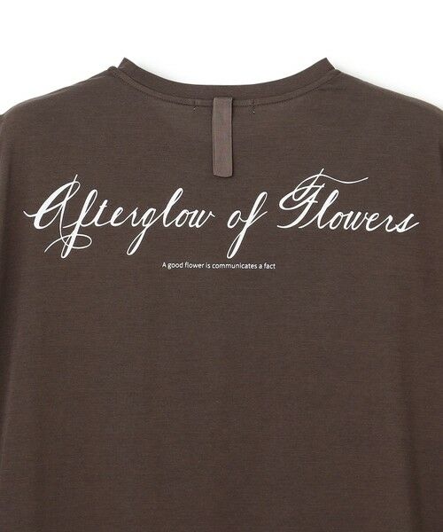 BEIGE, / ベイジ, カットソー | 【洗える】CAMPANULA / メッセージプリントTシャツ | 詳細15