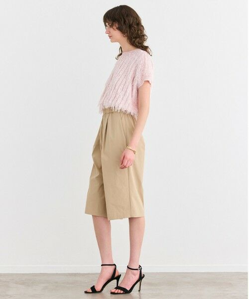 BEIGE, / ベイジ, ニット・セーター | 【洗える】LYCORIS / カットジャカードプルオーバーニット | 詳細5