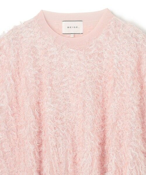 BEIGE, / ベイジ, ニット・セーター | 【洗える】LYCORIS / カットジャカードプルオーバーニット | 詳細9