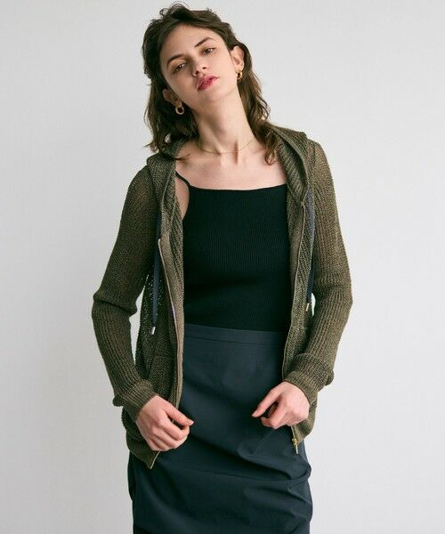 BEIGE, / ベイジ, ニット・セーター | 【洗える】SENNA / インナーカップ付きリブニットキャミソール | 詳細4