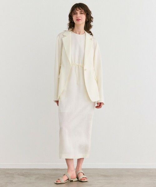 BEIGE, / ベイジ, ロング・マキシ丈ワンピース | 【洗える】BERGAMOT / ウォッシャブルリネンアメスリロングワンピース | 詳細3